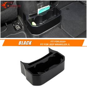 025032615gqw215 Cherocar Rear Cup Holder Base Stand Floor Mount For Jeep Wrangler 2018 Jl Jt Accessories