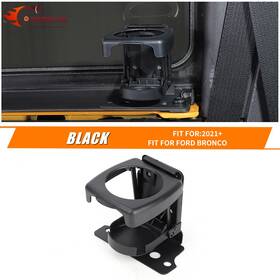 202501152gq215gq Cherocar Black Inner Rear Window Drink Water Cup Holder Bottle Tray For Ford Bronco 2021