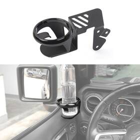 9215fawq214fwr21fwq21 Cherocar Left Side Dash Mount Door Cup Holder Rack Bracket For Jeep Wrangler Jl Jt 18 Us