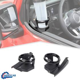 Chero2024081910 Cherocar Car Front Dash Mount Cup Holder Stand For Jeep Wrangler Jl/gladiator Jt 2018-24