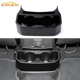 Cherocar2019ab08b20217926 Cherocar Black Rear Center Drink Cup Holder Storage Organizer For Jeep Wrangler Jl Jt 18