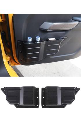 Cherocar2023040666 Cherocar Front Door Pockets Storage Box Organizer Tray For Ford Bronco 2021 Accessories