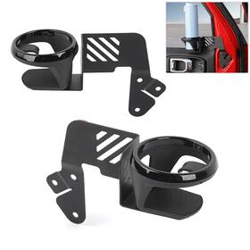 Meg2025062606 Cherocar Front Side Door Water Cup Holder Mount Stand For Jeep Wrangler Jl Jt 2018
