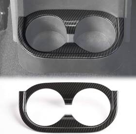 Cherocar Rt-tcz21192761 Car Inner Rear Water Cup Holder Frame Cover Trim For 2007-2010 Jeep Wrangler Jk