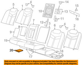 92292058 Chevrolet Gm Oem 2014 Ss Rear Seat-cup Holder