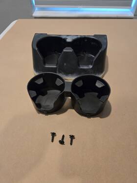 Chevrolet W1200a 12 Silverado 1500 Denali Rear Center Console Cup Holder Tan Beige Oem