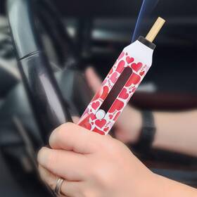 Chicirisruysq87tbf-11 Chiciris Handheld Ashtray Portable Car Cigarette One Size White Or Black