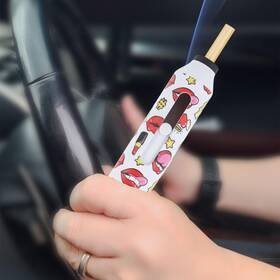 Chicirisruysq87tbf-12 Chiciris Handheld Ashtray Portable Car Cigarette Holder Ash Tray One Size