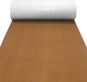 S-lb-90240 Churershining Boat Flooring Mat Eva Foam Decking Marine Carpet Faux Teak Light Brown