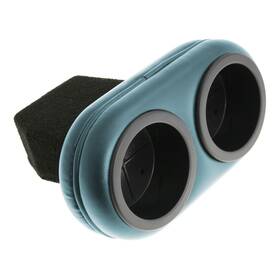 6869pc-turquoise Classic Consoles Cup Holder Plug And Chug Aqua/turquoise Mustang 1968-1969