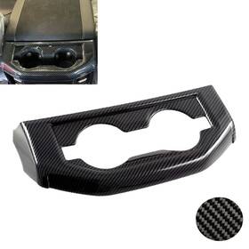 Cbk-int-7944-cf Cobra-tek For 19-24 Ram Rear Cup Holder Cover Trim Gloss Carbon Fiber Print Abs Plastic