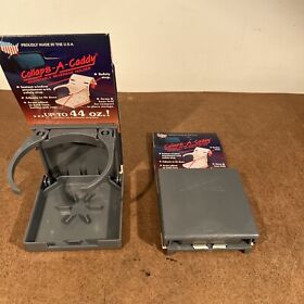 Collaps-a-caddy Cup Caddy Holder Stand For Car Vintage New Gray