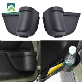 Cg411858ld Coolgood18 Front Door Storage Pockets Organizer Box For Jeep Wrangler Jk 2/4-door 2011-2018