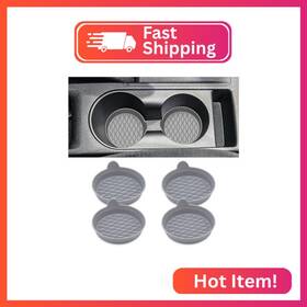 Couslcd-cup2 Couslcd 4pcs Car Cup Holder Coasters Universal Silicone Non-slip Insert Coa