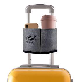 Trvl-01 Cozy Comfort Llc Luggage Cup Holder For Travel Hands-free Attachment Suitcases