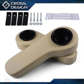 Big20260202-47 Crossdesign Universal Rear Seat Arm Rest Cup Holder Fit For Ezgo Club Car Yamaha Golf Cart
