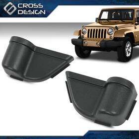 Ht-02itz3953abk Crossdesign Fit For 2011-up Jeep Wrangler Jk 2x Front Door Storage Pockets Organizer Boxes