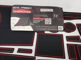 Jche55-red Cup Holder Hero Jeep Cherokee 2019-present Liner Accessories