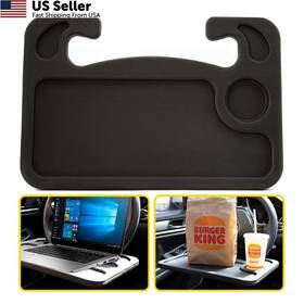 Cutequeen 700161814651 2-in-1 Car Steering Wheel Desk - Portable Auto Laptop Tray &