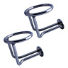 Cz0436-2 Baby Pcs Boat Ring Cup Holder Stainless Steel 689550111178