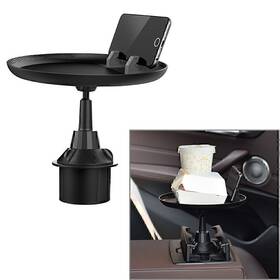 Dictorcoltd 550748596735 New Cup Holder Tray Table For Eating With Cell Phone Slot Coffee Stand Food