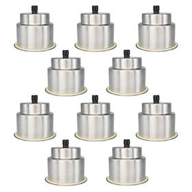 Dnb-cphd-10 Dnb Sports Stainless Steel Cup Holder - 10 Pcs Insert Drink Holders 10pcs Silver