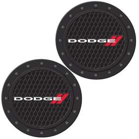 649r01 Dodge Truck Car Vehicle Travel Auto Cup Holder Insert Coaster Can Diesel Set 2 Gift