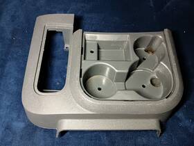 L0089464 Dodge Aa01 06 07 08 09 Ram Center Floor Manual Shift Bezel Console 3 Cup Holder Gray