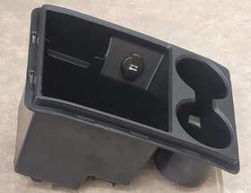 00005900-01-cdx9 Dodge Ram Mopar 09-2012 Full Center Console Cup Holder Storage Bin 2013-2018 Oem