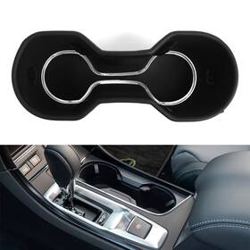 Dreamhighh 212500239778 Center Console Water Cup Holder Partition Insert For Subaru Ascent 2019-22 Black