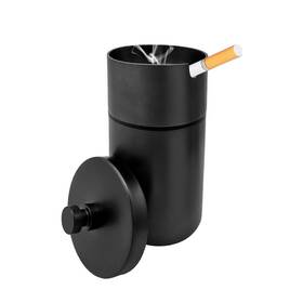 Dxnq-4004ca Dxnq Car Ashtray With Lid Windproof Smokeless 2.8 4.7 Inches Black