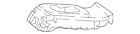 238-813-00-00-9051 E400 Genuine Cup Holder
