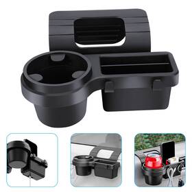Eeekitonline 677222040345 Multifunctional Car Window Storage Tray Drink Holder Phone Slot Hang Organizer