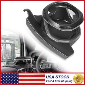 Egqp2333 Eg-auto Cup Holder For Jeep 18-24 Wrangler Jl Jlu 4xe / Gladiator Jt 2020-2024 Left Side