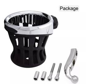 Mbj-001-sl Elcyco Universal Motorcycle Cup Holder Handlebar Drink Water Bottle