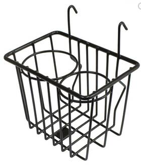 18-1068-0 Empi New Vw Type 2 Split Window Bus Black Accessory Cup Holder Basket 1955-1967