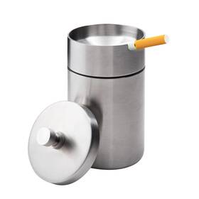 Eocici 689884124196 Stainless Steel Auto Ashtrays With 2.8 X 4.7 Inches Steel-silver