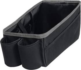 Fh Group 842319165878 E-z Travel Multi-use Car Organizer With Cup Holders Back Seat Gray