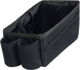 Fh Group 842319165885 E-z Travel Multi-use Car Organizer With Cup Holders Back Black