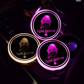 Afa-l0022 Flaha Series Car Led Cup Holder White Red Blue Green Yellow Purple Ice