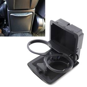 Flashbuyeasy 550753470747 Car Interior Center Console Rear Cup Holder For Subaru Forester 2003-2008 Black