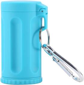 Focket 743562258372 Cigarette Ashtray Silicone Portable Travel Outdoor Car One Size Blue