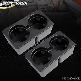 Mmo466 For 07-14 Silverado Tahoe Gmc Sierra Yukon Dual Console Cup Holder Drink 2pcs