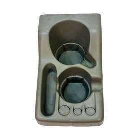 7b-78045 Ford 1995-2000 Ranger Explorer Center Console Cup Holder Coin Storage Assy Gray