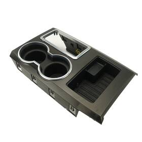 Dl3415045a76bb Ford Damage 10 2011 2012 F150 Center Console Cupholder Cup Holder Brushed Finish