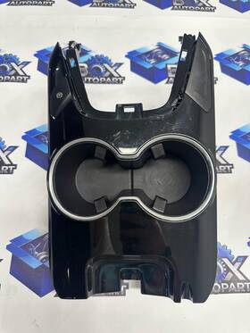 Ds73-f13560-p Ford 2013-2020 Fusion Front Center Console Dual Drink Cup Holder Trim Black Oem
