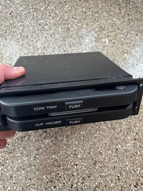 F0db-9406202 Ford Honda Civic Eg Ek Cup Holder Coin Tray Jdm Din Slot