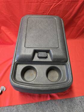F0tb-18045a06 Ford 80 91 Truck F150 F250 F350 Or Bronco Center Console Dark Gray Cup Holder