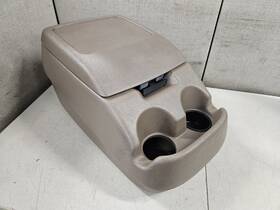 F4tb-18045a06-aa Ford 1992-1996 F150 F250 Bronco Center Console Storage Container Cup Holder Tan
