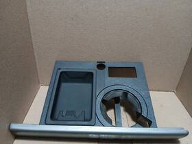 Ford F5uz1504320d 1992-1996 Oem Van E150 E250 Slide Out Dash Cup Holder Assembly Gray